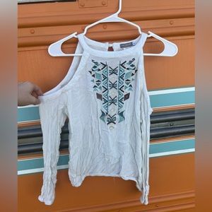 Earthbound Cold Shoulder Top